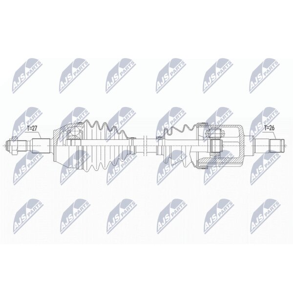 NTY NPW-FR-151 Antriebswelle