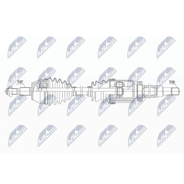 NTY NPW-FR-149 Antriebswelle