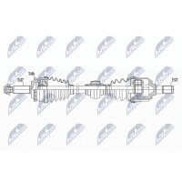 NTY NPW-HY-557 Antriebswelle