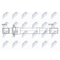 NTY NWP-HY-505 Steckwelle, Differential