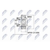 NTY NPW-CH-006 Gelenk, Gelenkwelle
