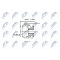 NTY NPW-CH-007 Gelenksatz, Antriebswelle