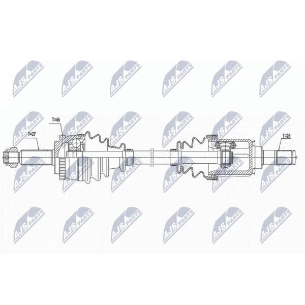 NTY NPW-KA-368 Antriebswelle