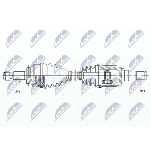 NTY NPW-MZ-040 Antriebswelle