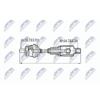 NTY NPW-ME-026 Antriebswelle