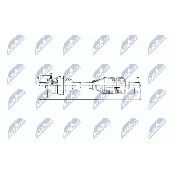 NTY NPW-ME-027 Antriebswelle