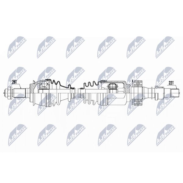NTY NPW-BM-121 Antriebswelle