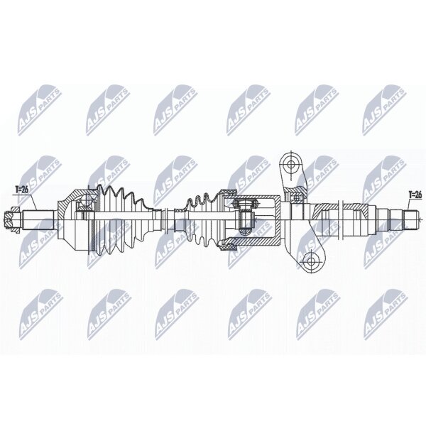 NTY NPW-BM-190 Antriebswelle