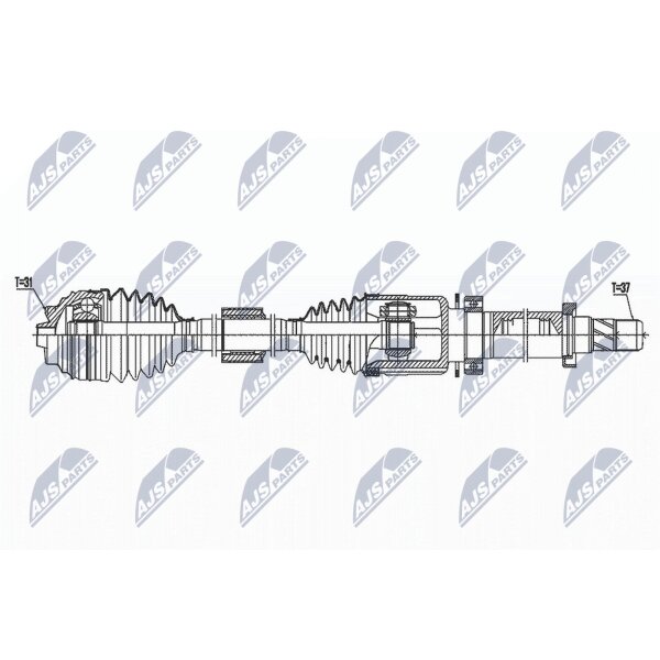 NTY NPW-BM-171 Antriebswelle