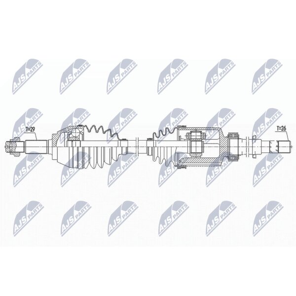 NTY NPW-NS-092 Antriebswelle