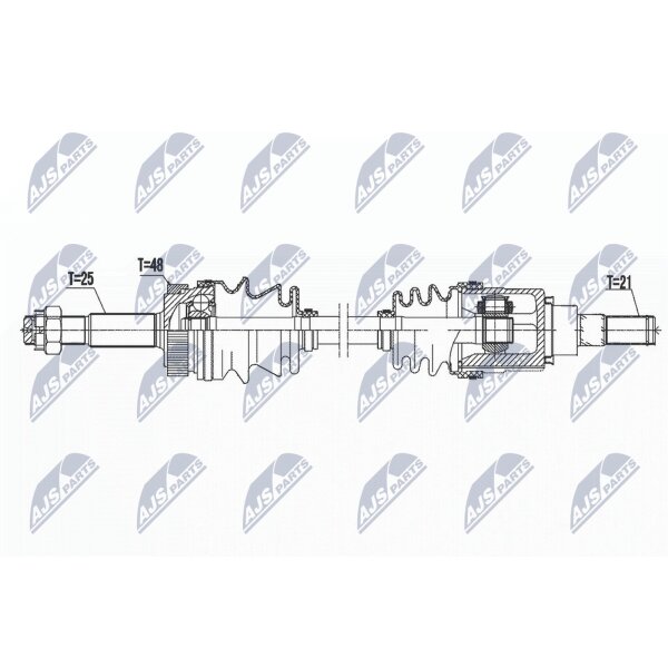 NTY NPW-NS-076 Antriebswelle