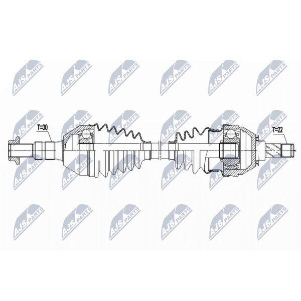 NTY NPW-PL-081 Antriebswelle