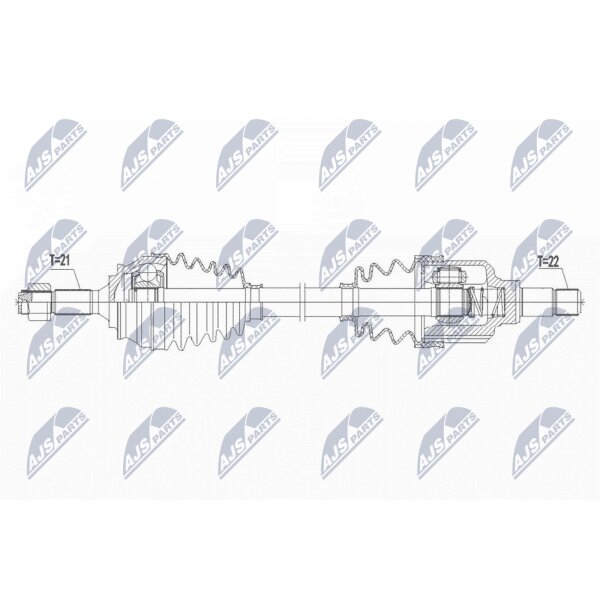 NTY NPW-PE-075 Antriebswelle