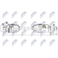 NTY NPW-ME-031 Antriebswelle