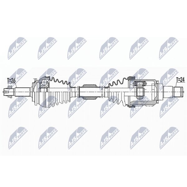 NTY NPW-TY-155 Antriebswelle