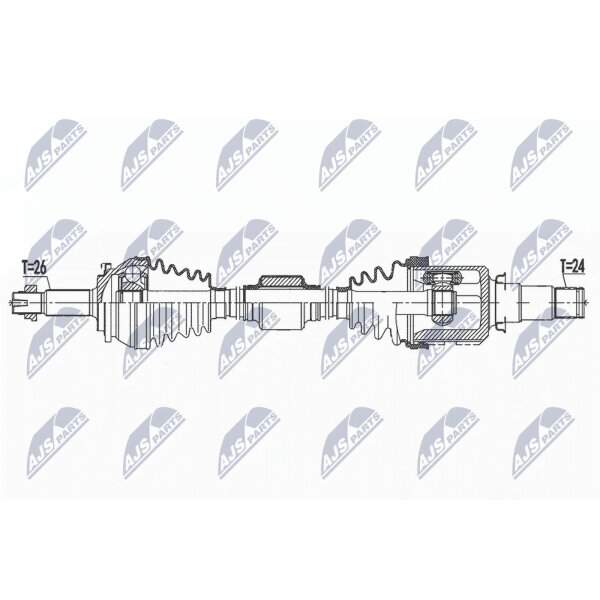 NTY NPW-TY-157 Antriebswelle