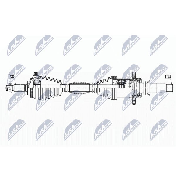 NTY NPW-TY-174 Antriebswelle