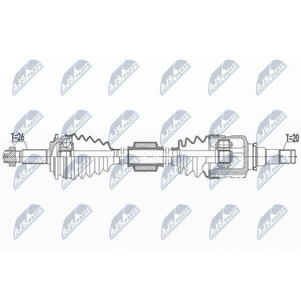 NTY NPW-TY-185 Antriebswelle