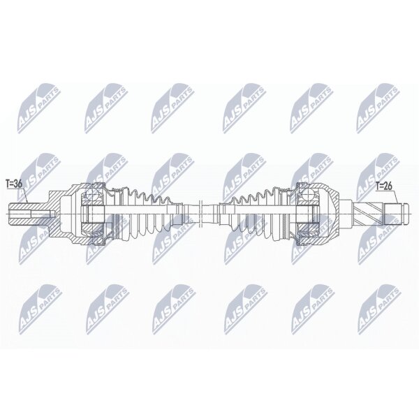 NTY NPW-VV-144 Antriebswelle