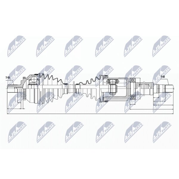 NTY NPW-VV-029 Antriebswelle