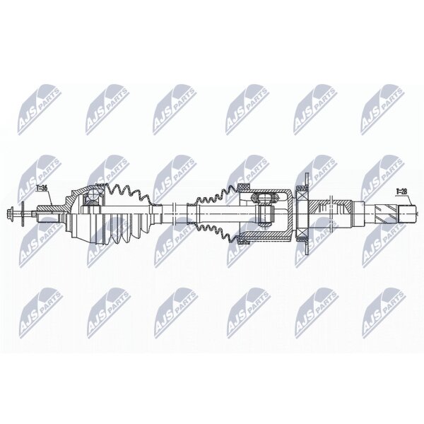 NTY NPW-VV-140 Antriebswelle