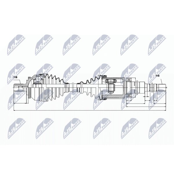 NTY NPW-VV-020 Antriebswelle