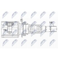 NTY NPW-AR-009 Gelenksatz, Antriebswelle