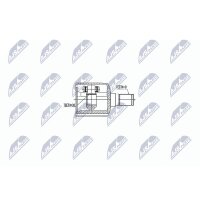 NTY NPW-MZ-047 Gelenksatz, Antriebswelle