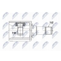 NTY NPW-ME-086 Gelenksatz, Antriebswelle