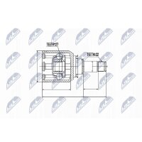 NTY NPW-ME-007 Gelenksatz, Antriebswelle