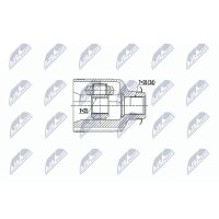 NTY NPW-KA-341 Gelenksatz, Antriebswelle
