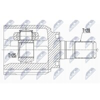 NTY NPW-HY-536 Gelenksatz, Antriebswelle