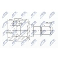 NTY NPW-KA-347 Gelenksatz, Antriebswelle