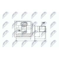 NTY NPW-HD-018 Gelenksatz, Antriebswelle