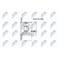 NTY NPW-SU-002 Gelenksatz, Antriebswelle