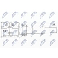 NTY NPW-NS-081 Gelenksatz, Antriebswelle