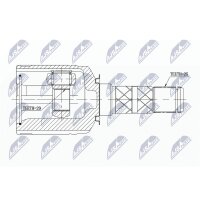NTY NPW-SB-013 Gelenksatz, Antriebswelle