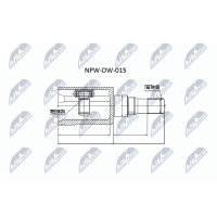 NTY NPW-DW-015 Gelenksatz, Antriebswelle
