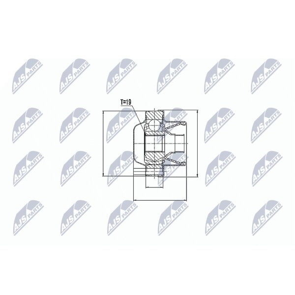 NTY NPW-VV-005 Gelenk, Gelenkwelle