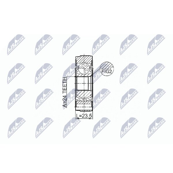 NTY NPW-VV-004 Gelenk, Gelenkwelle