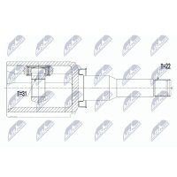 NTY NPW-DW-030 Gelenksatz, Antriebswelle