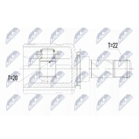 NTY NPW-PL-051 Gelenksatz, Antriebswelle