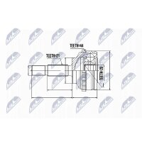 NTY NPZ-RE-043 Gelenksatz, Antriebswelle