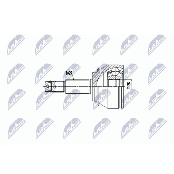 NTY NPZ-NS-098 Gelenksatz, Antriebswelle