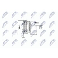 NTY NPZ-ME-017 Gelenksatz, Antriebswelle