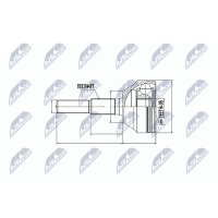 NTY NPZ-CH-011 Gelenksatz, Antriebswelle