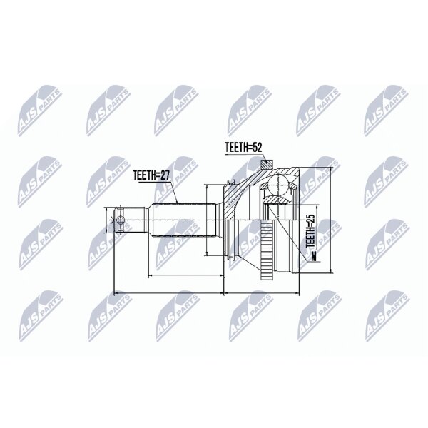 NTY NPZ-HY-514 Gelenksatz, Antriebswelle