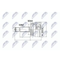 NTY NPZ-KA-305 Gelenksatz, Antriebswelle