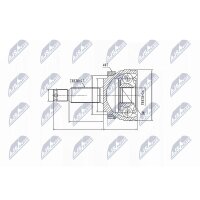 NTY NPZ-HY-507 Gelenksatz, Antriebswelle