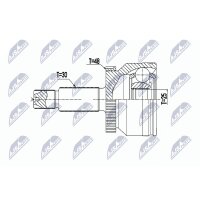 NTY NPZ-HY-558 Gelenksatz, Antriebswelle